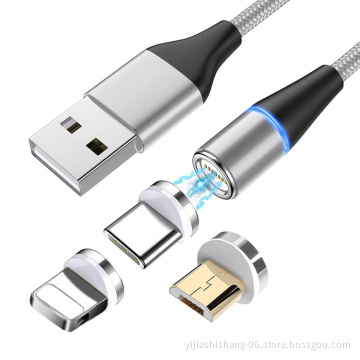 Magnetic Charge Cable Fast Charging USB Type C Cable Magnet Micro USB Data Charging Wire Mobile Phone Cable USB Cord